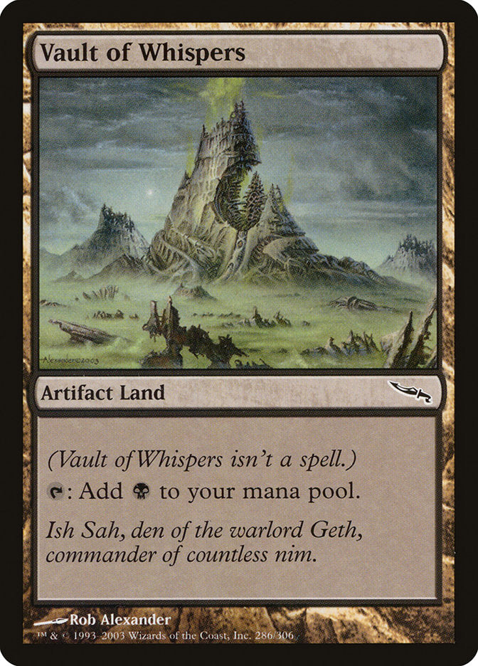 Vault of Whispers [Mirrodin] | Game Grid - Logan