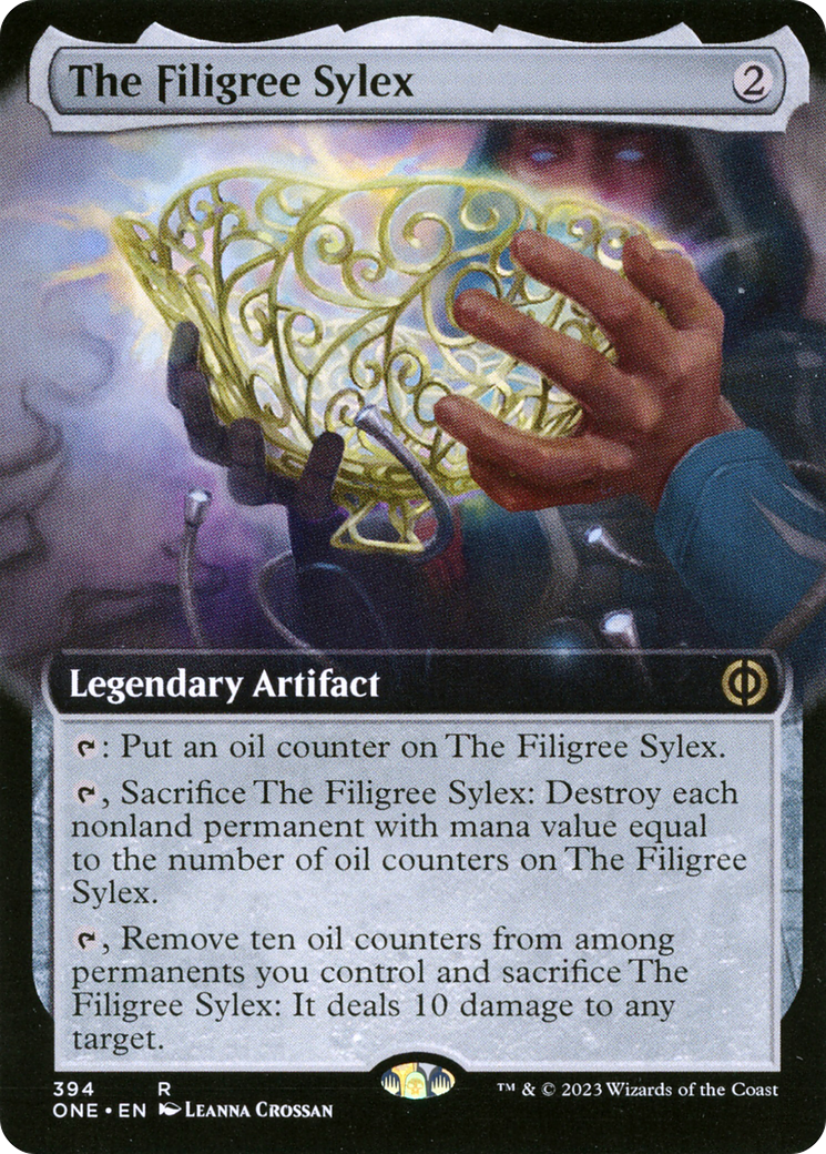 The Filigree Sylex (Extended Art) [Phyrexia: All Will Be One] | Game Grid - Logan