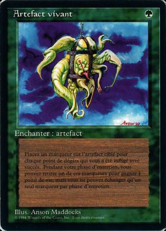 Living Artifact [Foreign Black Border] | Game Grid - Logan