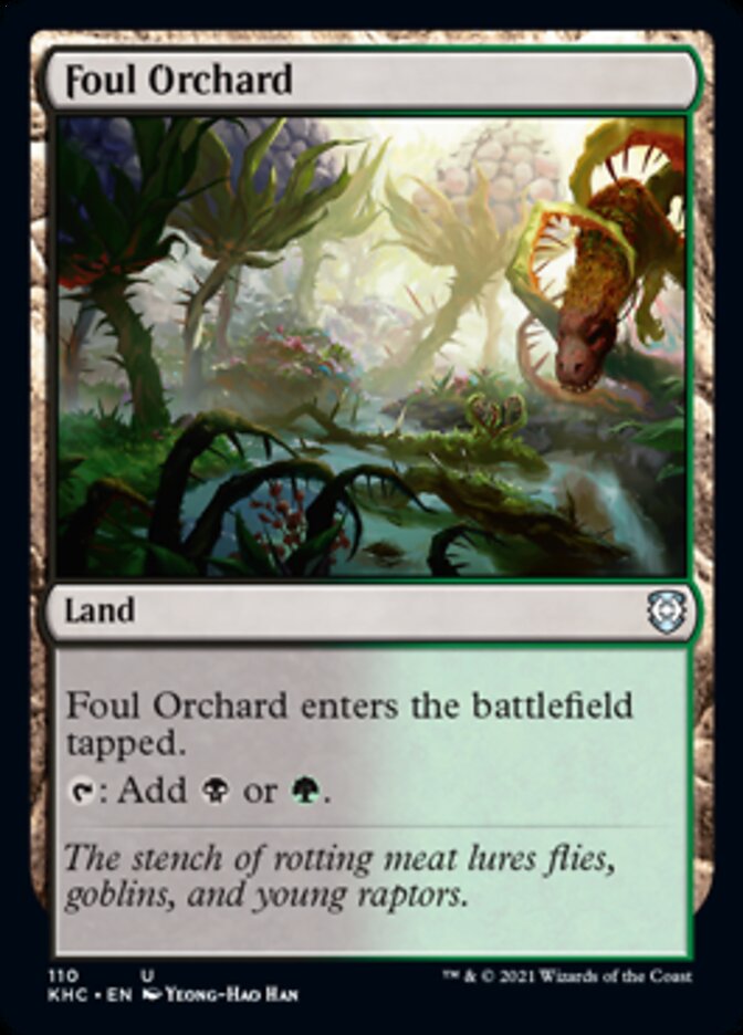 Foul Orchard [Kaldheim Commander] | Game Grid - Logan