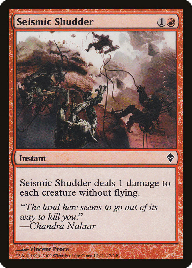 Seismic Shudder [Zendikar] | Game Grid - Logan