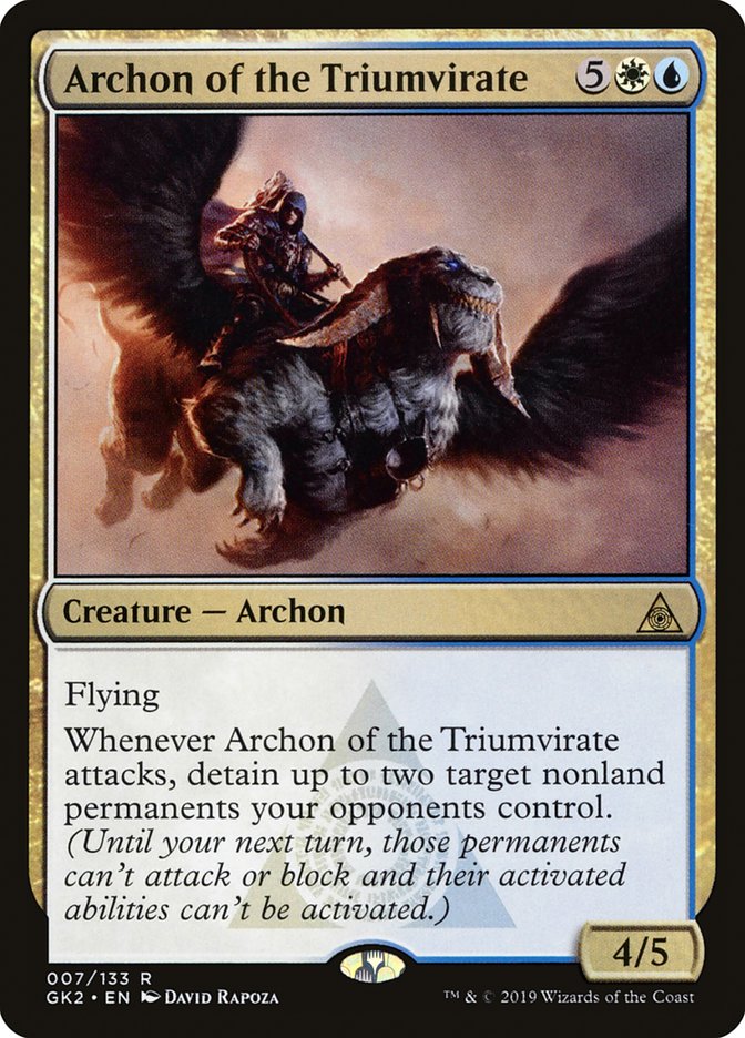 Archon of the Triumvirate [Ravnica Allegiance Guild Kit] | Game Grid - Logan