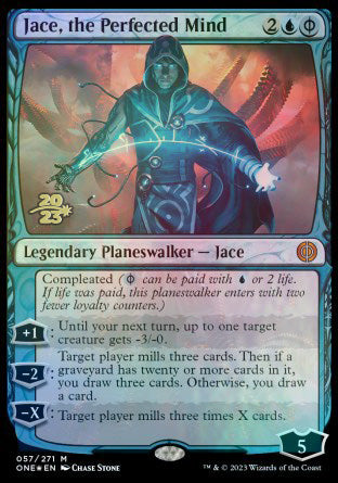 Jace, the Perfected Mind [Phyrexia: All Will Be One Prerelease Promos] | Game Grid - Logan
