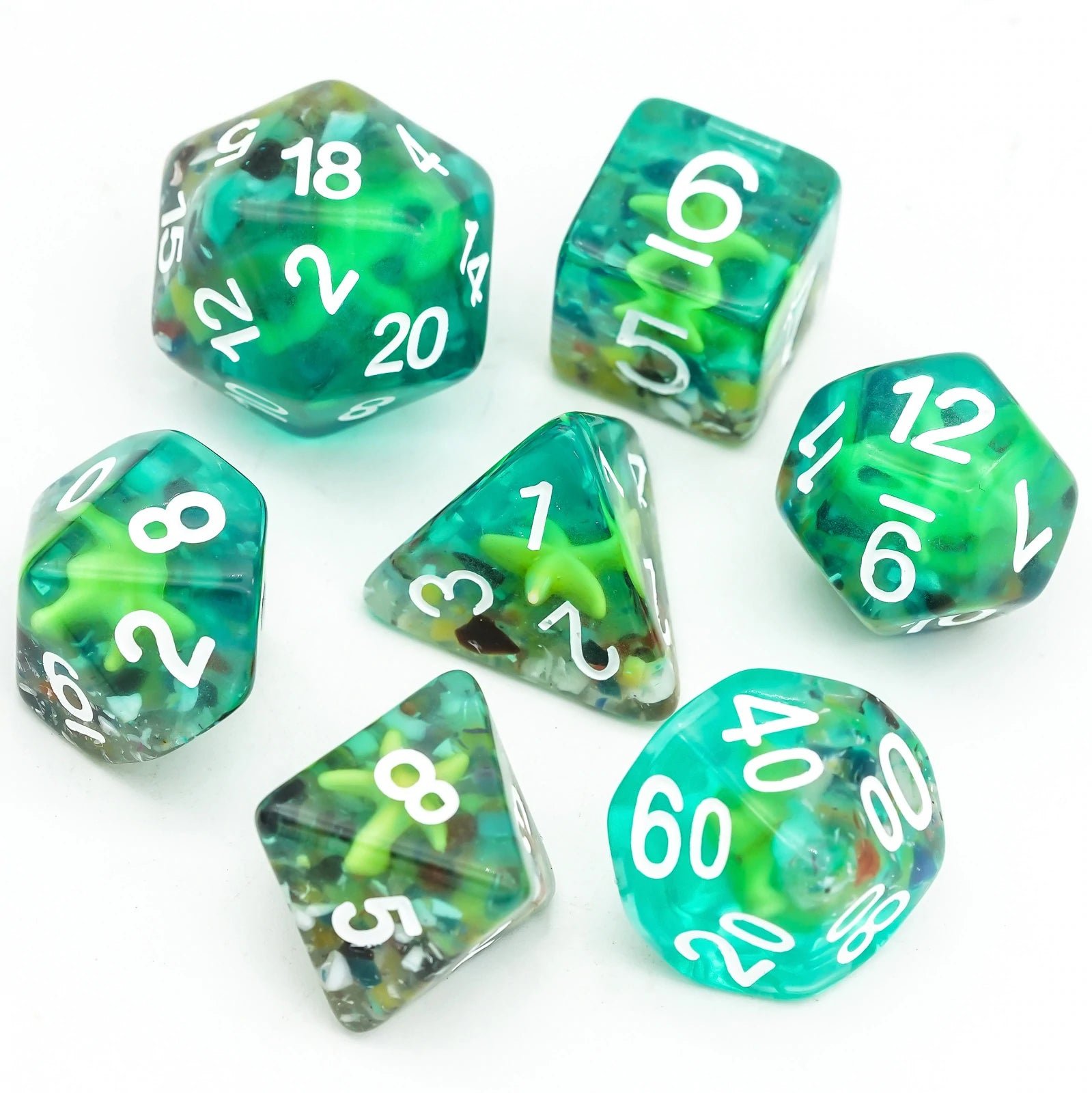 Starfish Tank RPG Dice Set | Game Grid - Logan