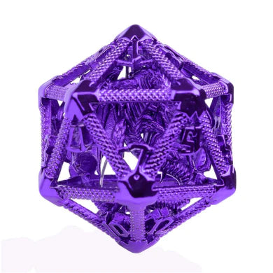 Hollow Dragon Keep D20 - Purple | Game Grid - Logan