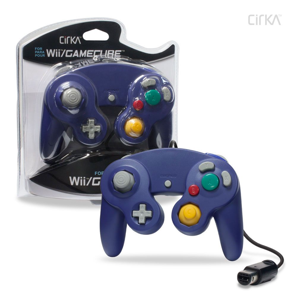 Cirka Wired Wii/GCN Controller - Purple | Game Grid - Logan