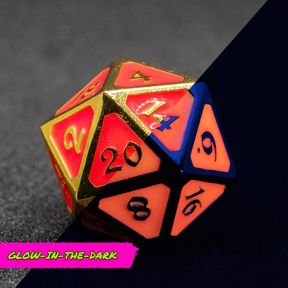 MultiClass Dice D20 - AfterDark Mythica Neon Bloom | Game Grid - Logan