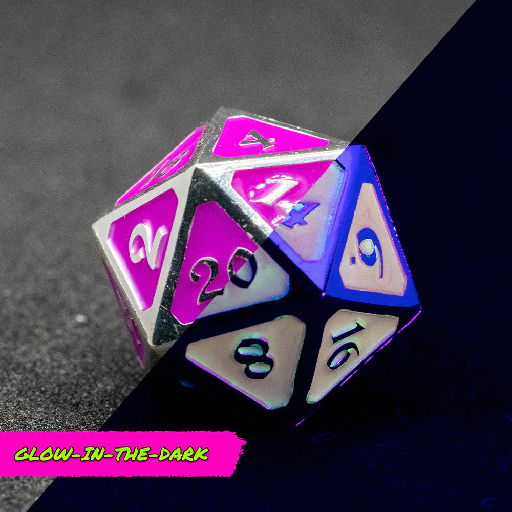 MultiClass Dice D20 - AfterDark Mythica Neon Haze | Game Grid - Logan