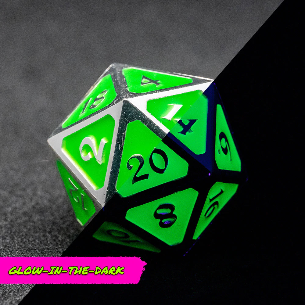 MultiClass Dice D20 - AfterDark Mythica Neon Rave | Game Grid - Logan