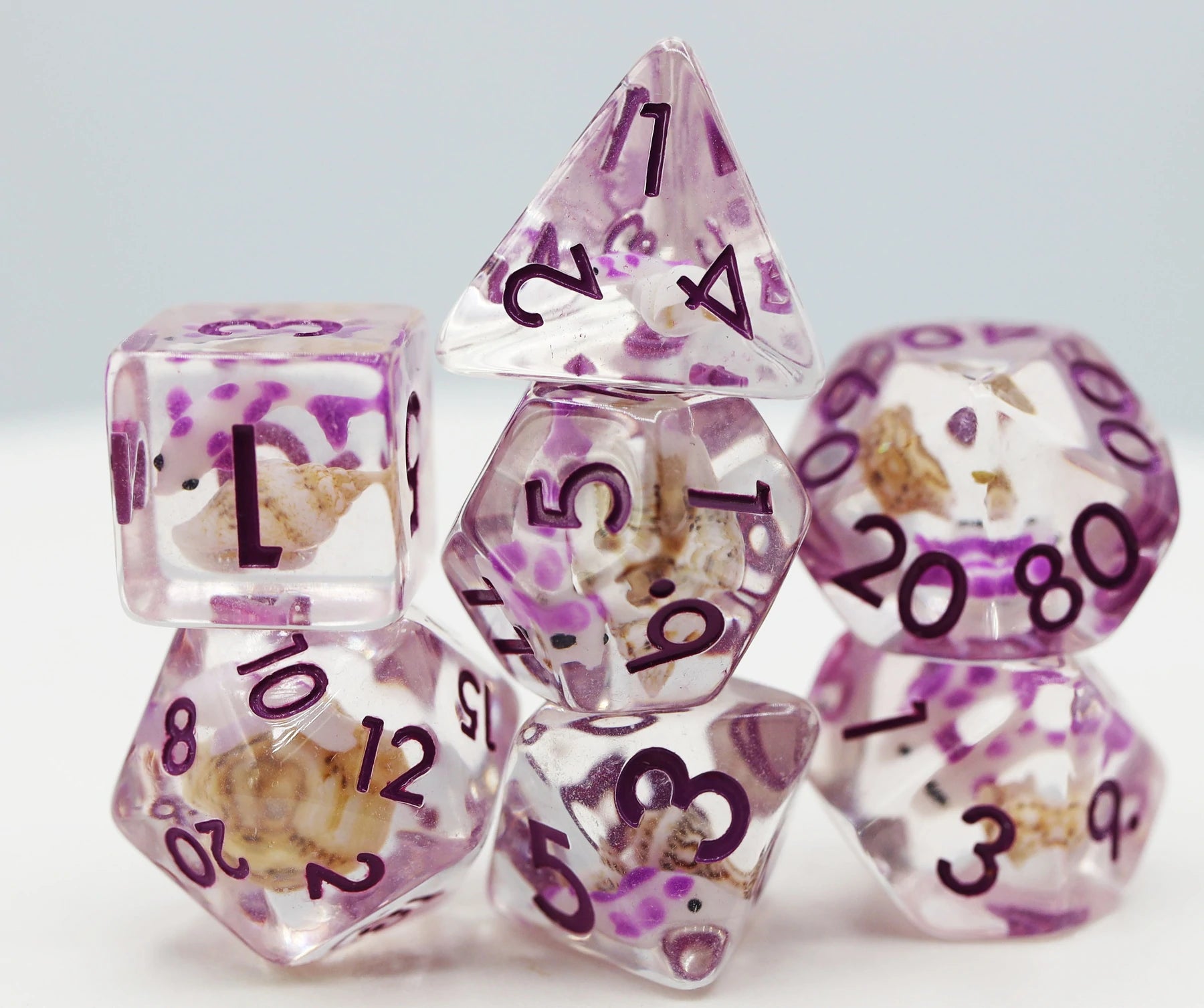 Purple Koi RPG Dice Set | Game Grid - Logan