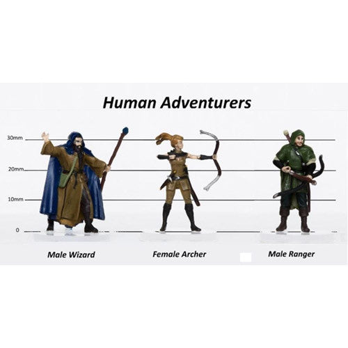 Characters of Adventure - Humans 3 Pack Set B | Game Grid - Logan