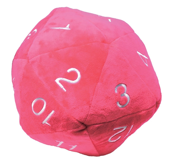 D20 Jumbo Plush: Pink | Game Grid - Logan