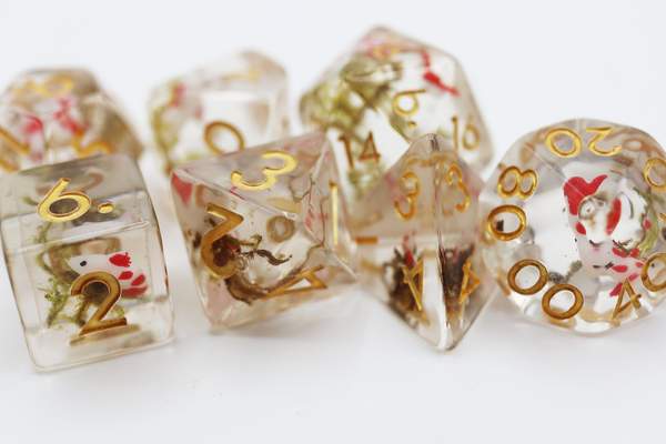 Red Koi Fish RPG Dice Set | Game Grid - Logan