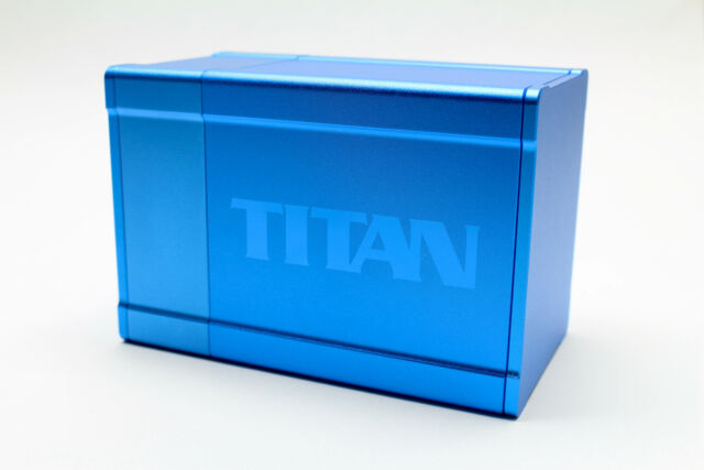 Box Gods: Titan Deck Box - Blue | Game Grid - Logan