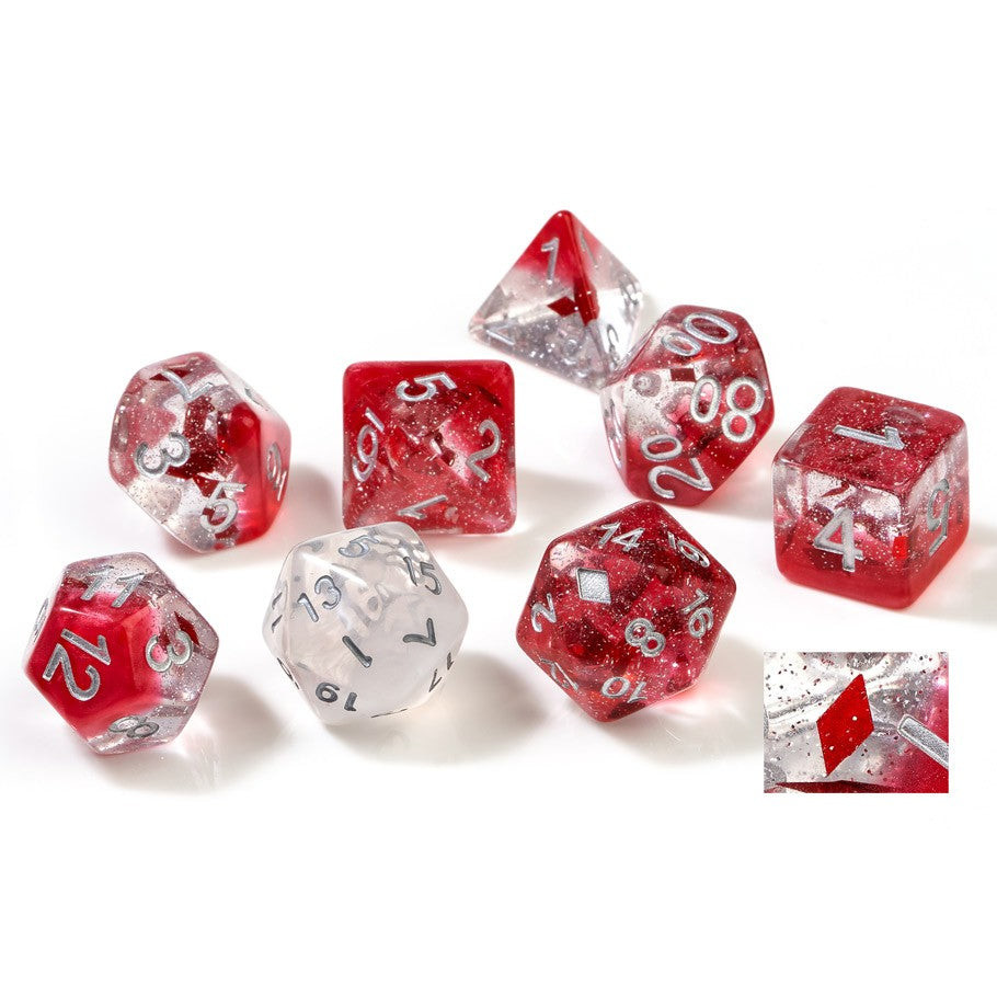 Sirius Dice: Diamonds Translucent RPG Set | Game Grid - Logan