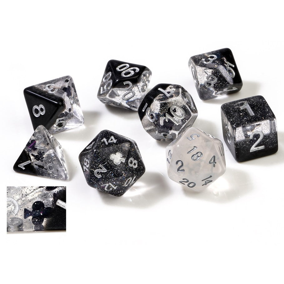 Sirius Dice: Clubs Translucent RPG Set | Game Grid - Logan