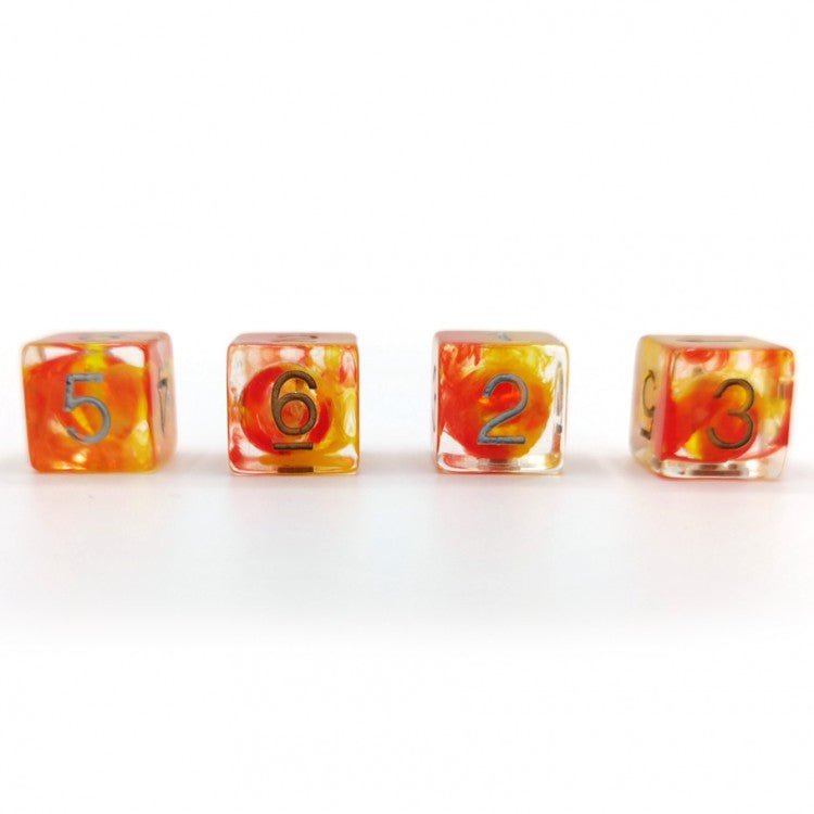 Sirius Dice: Fireball D6 Set | Game Grid - Logan
