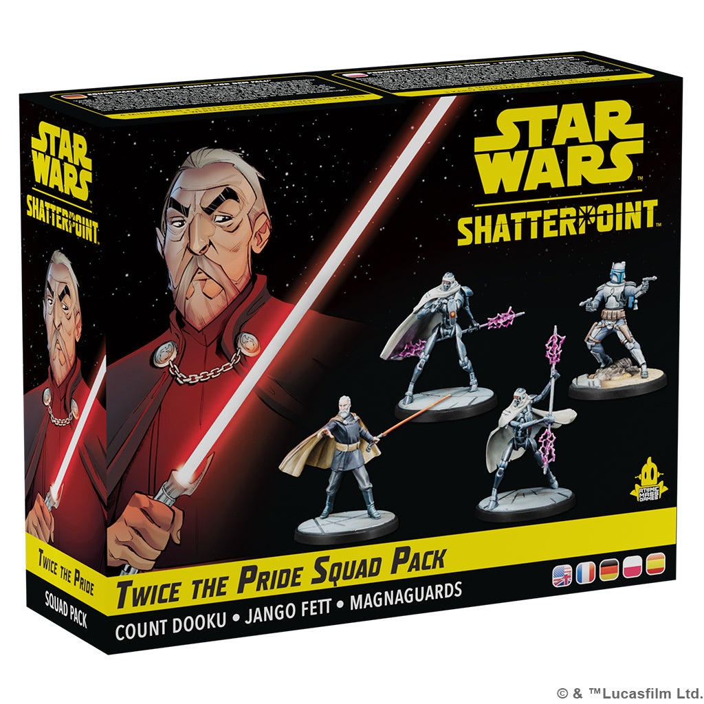 Star Wars Shatterpoint: Twice the Pride - Count Dooku Squad Pack | Game Grid - Logan