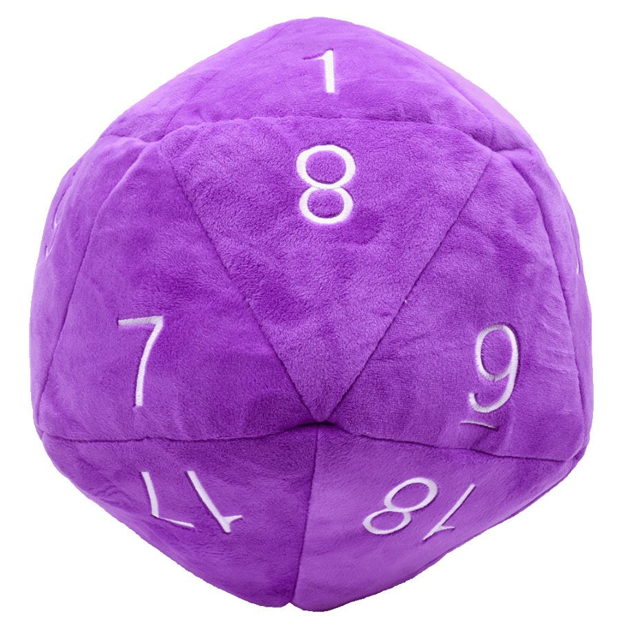 D20 Jumbo Plush: Purple | Game Grid - Logan