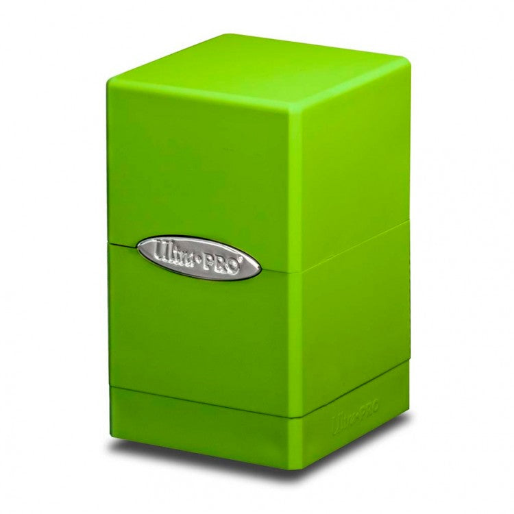 UltraPro Satin Tower Deck Box - Lime Green | Game Grid - Logan