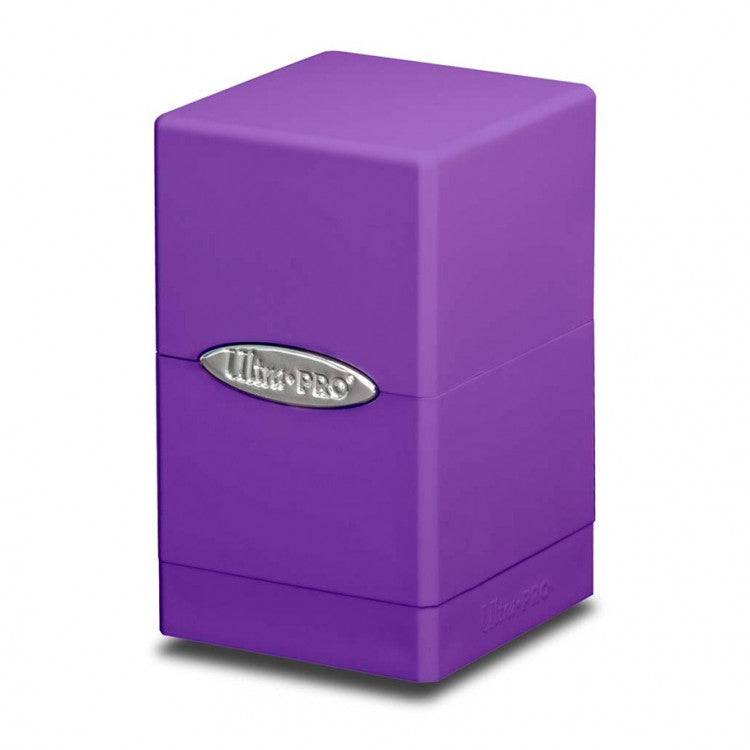 UltraPro Satin Tower Deck Box - Purple | Game Grid - Logan