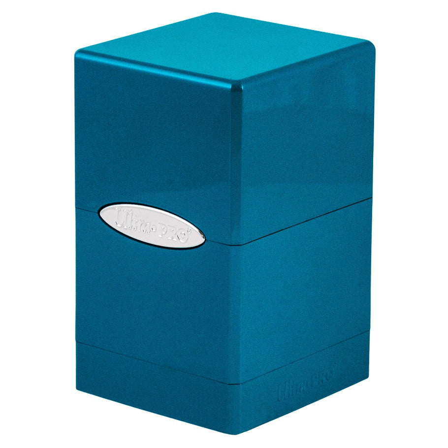 UltraPro Satin Tower Deck Box - Metallic Ice | Game Grid - Logan