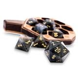 Gemstone Dice: Blue Labradorite | Game Grid - Logan