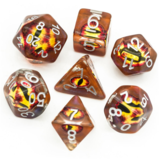 Fire Demon Eye RPG Dice Set | Game Grid - Logan