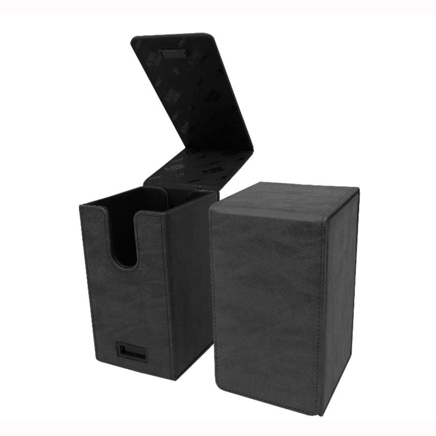 UltraPro Alcove Tower Suede Deck Box - Jet | Game Grid - Logan