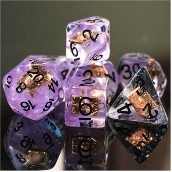 Warlock's Eldrich Tome Class RPG Dice Set | Game Grid - Logan