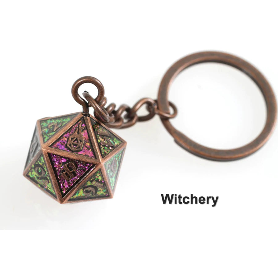Fob of Fate D20 Keychain: Witchery | Game Grid - Logan