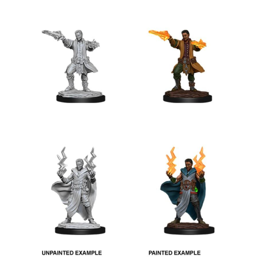 D&D Mini (W12): Male Human Sorcerer | Game Grid - Logan