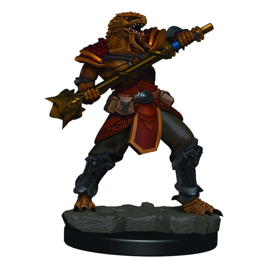 D&D Premium Painted Mini: Male Dragonborn Fighter | Game Grid - Logan