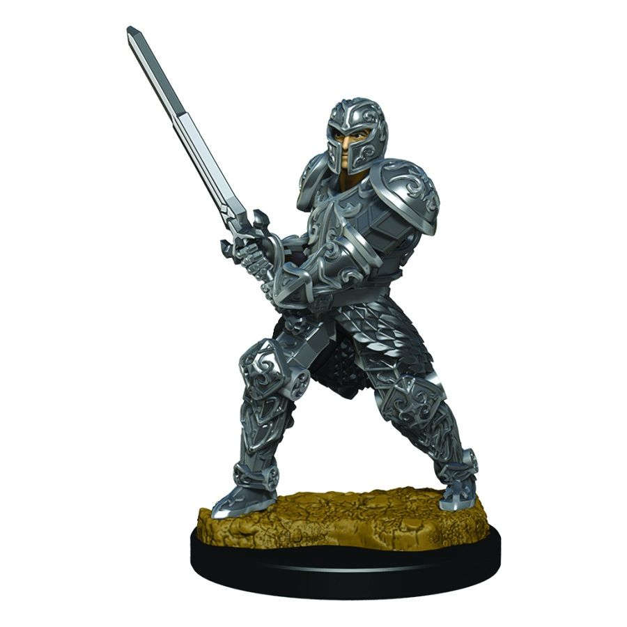 D&D Painted Mini (W03): Male Human Fighter | Game Grid - Logan
