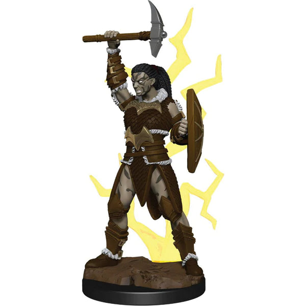 D&D Premium Painted Mini: Female Goliath Barbarian | Game Grid - Logan