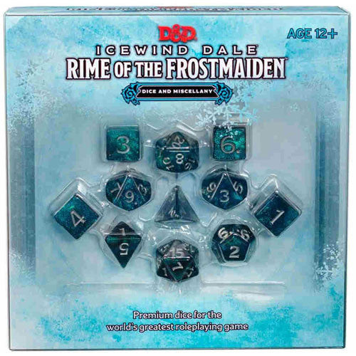 D&D 5E: Icewind Dale - Rime of the Frostmaiden Dice & Miscellany | Game Grid - Logan