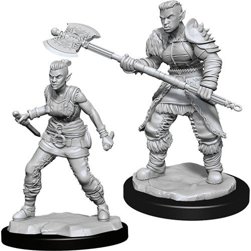 D&D Mini (W13): Female Orc Barbarian | Game Grid - Logan